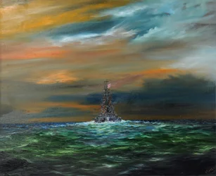 IJN Yamashiro steuert auf die US 7. Flotte zu, 24. Oktober 1944, 2018